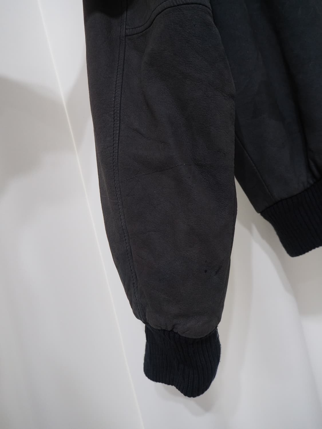 vintage faded leather jacket  상품이미지10