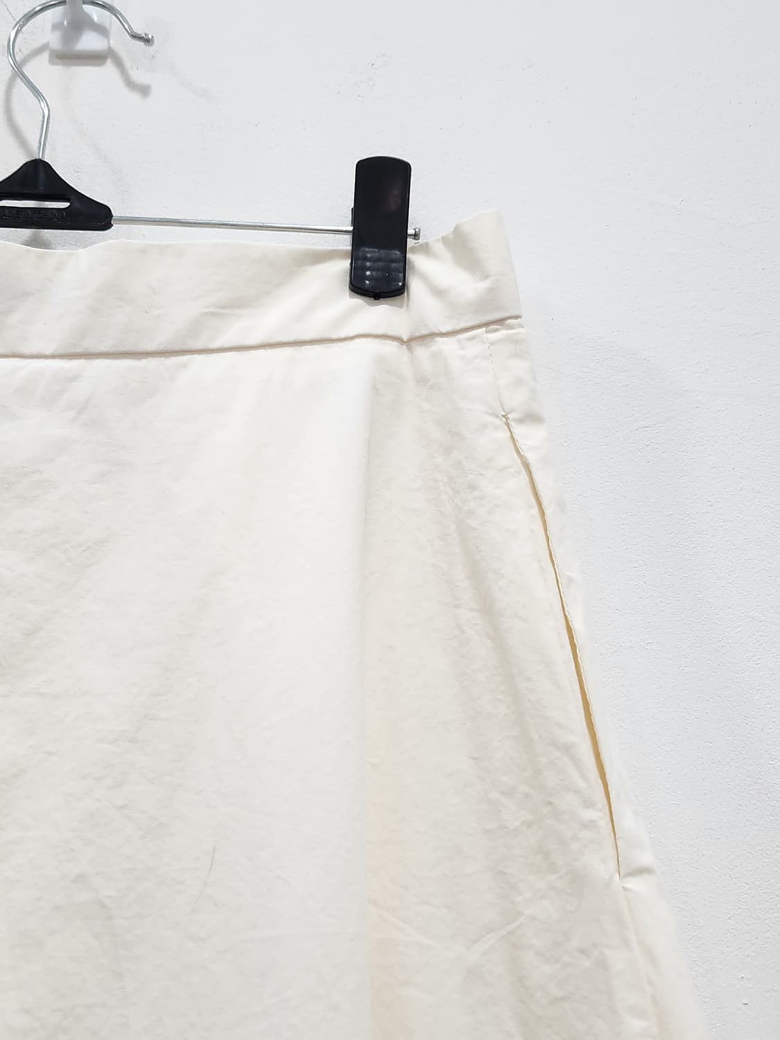 [M] 애드모어 ADDMORE 아이보리 플레어 롱 스커트 상품이미지5