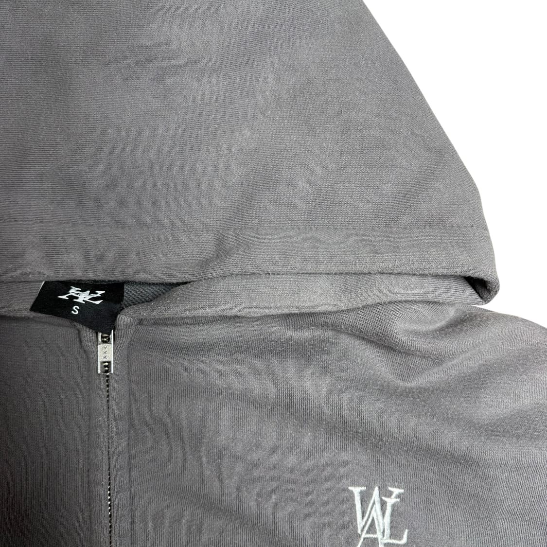 우알롱 크롭후드집업 상품이미지2