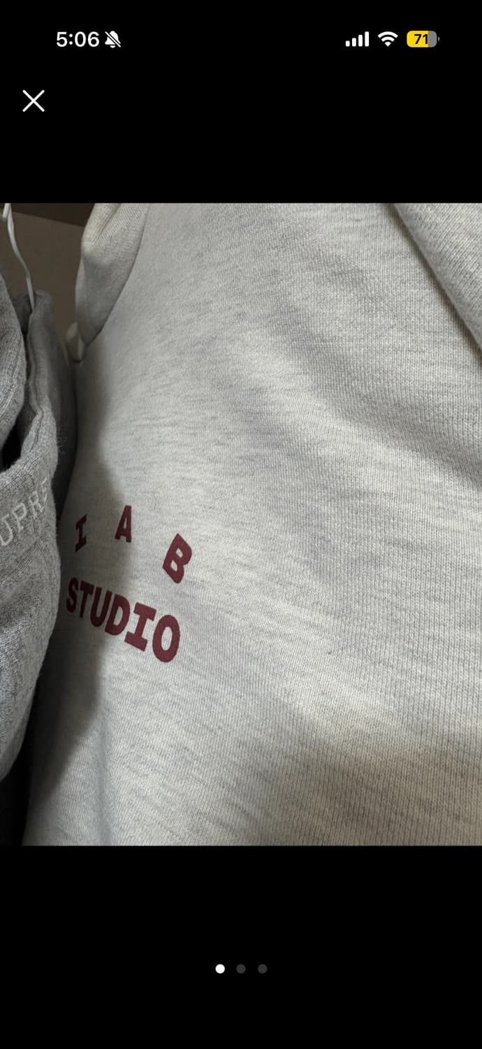 아이앱 스튜디오 후드티 오트밀 M사이즈 상품이미지2