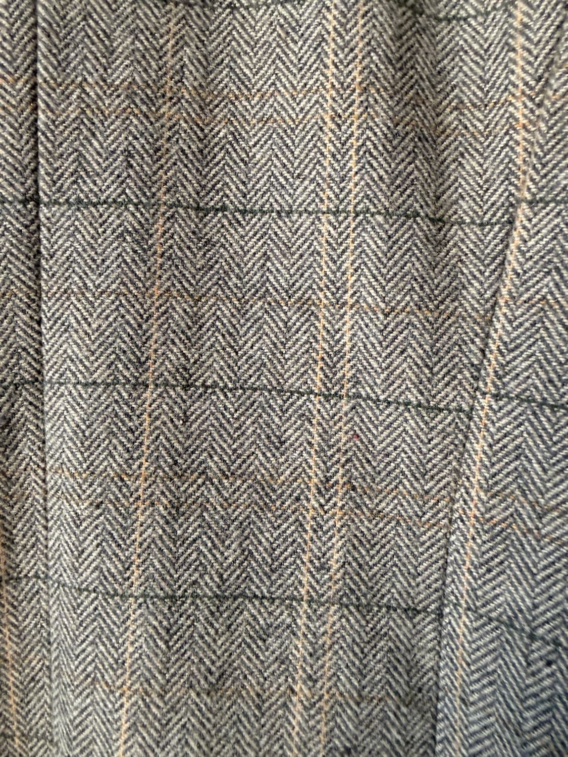 레노마 여성 모 자켓 체크 그레이 상품이미지5