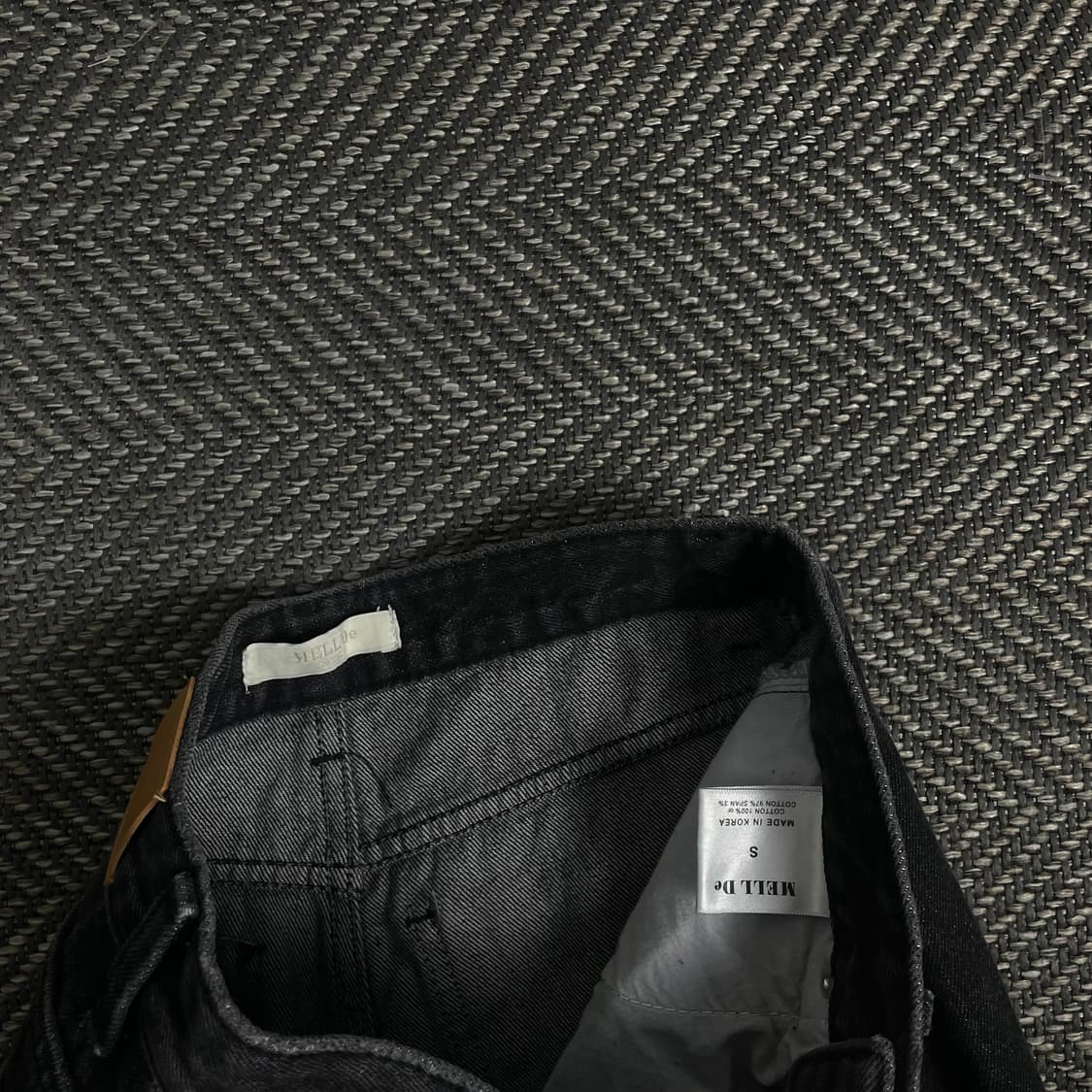 빈티지 우먼스 부츠컷 디테일 데님 팬츠o 3961 상품이미지6