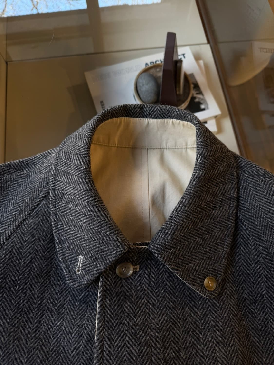 뉴요커 리버서블 래글런 코트 100 상품이미지6