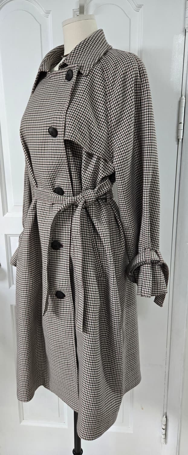 스튜디오톰보이 체크트렌치코트 상품이미지2