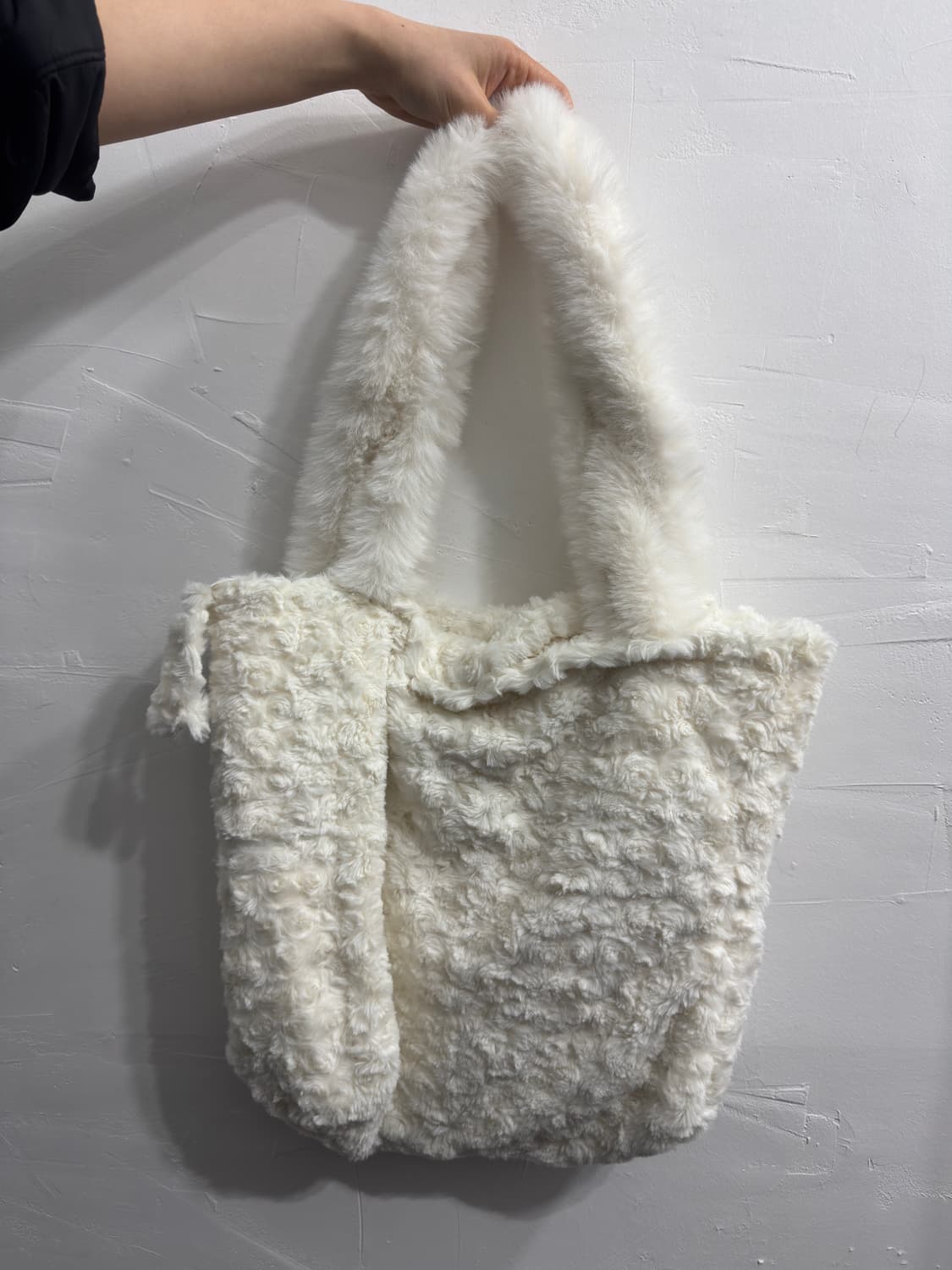 mary quant white fur bag 상품이미지2