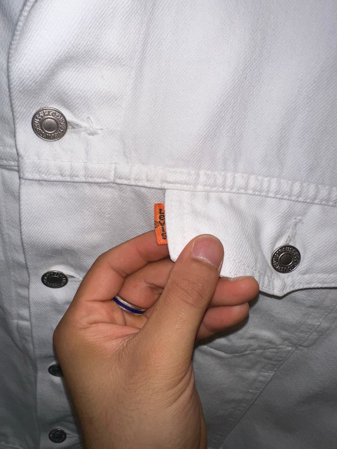 80’s Levi’s Japan white trucker jacket 상품이미지7