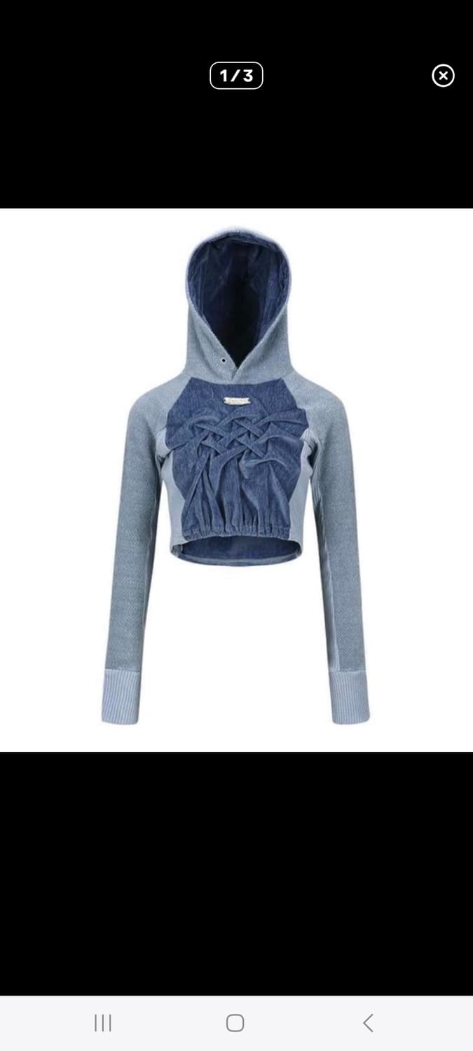 앤더슨벨 포 우먼 벨루어 링클 타이트 후디 상품이미지1