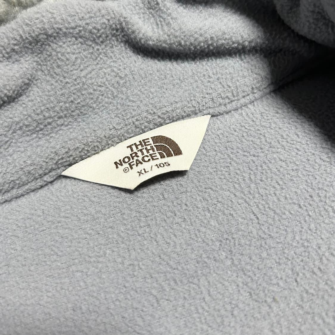 [XL] Northface 노스페이스 그레이 플러피 후리스 집업 자켓 상품이미지4