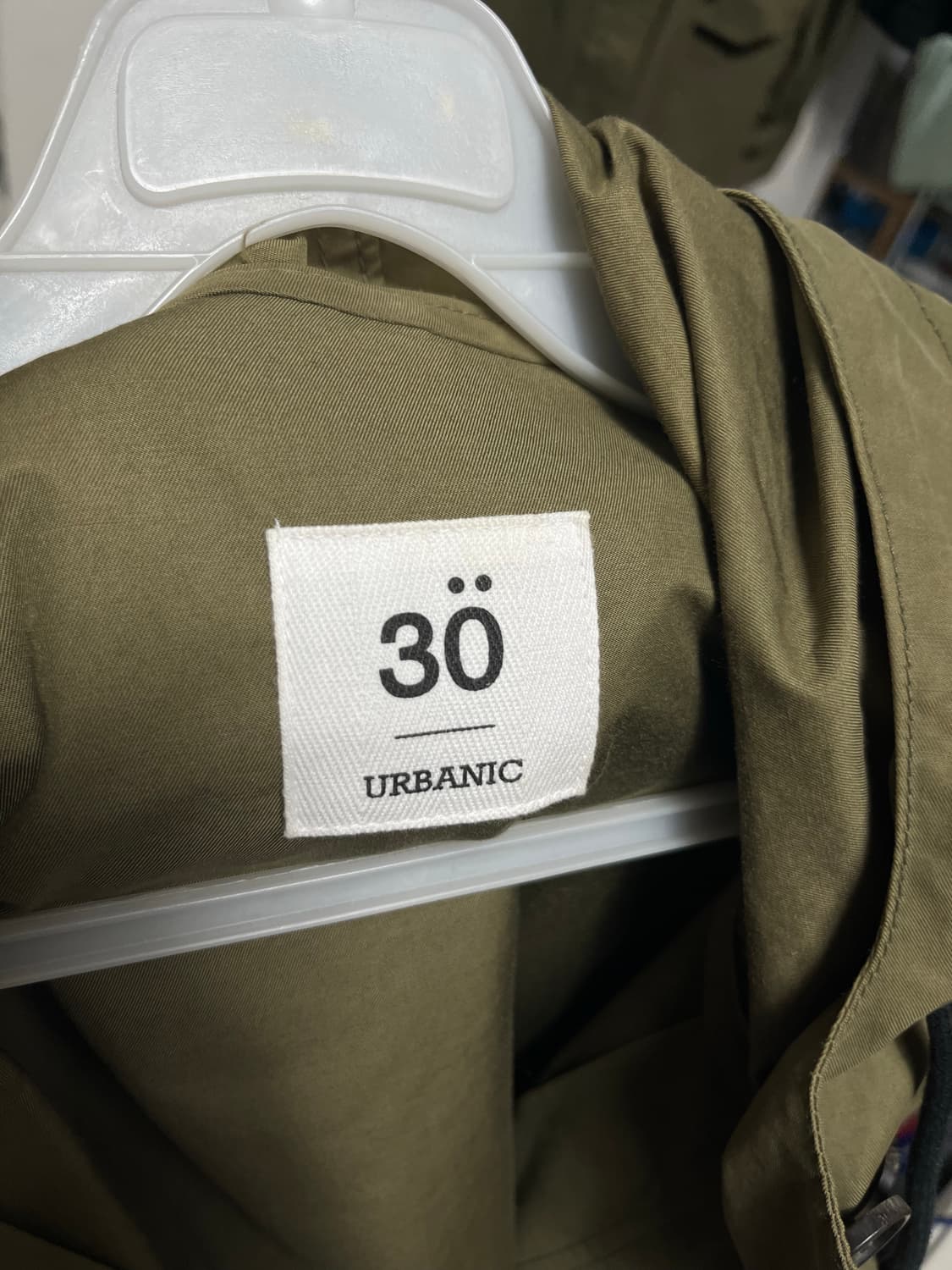 얼바닉30 후드 야상 자켓 카키 free 상품이미지2