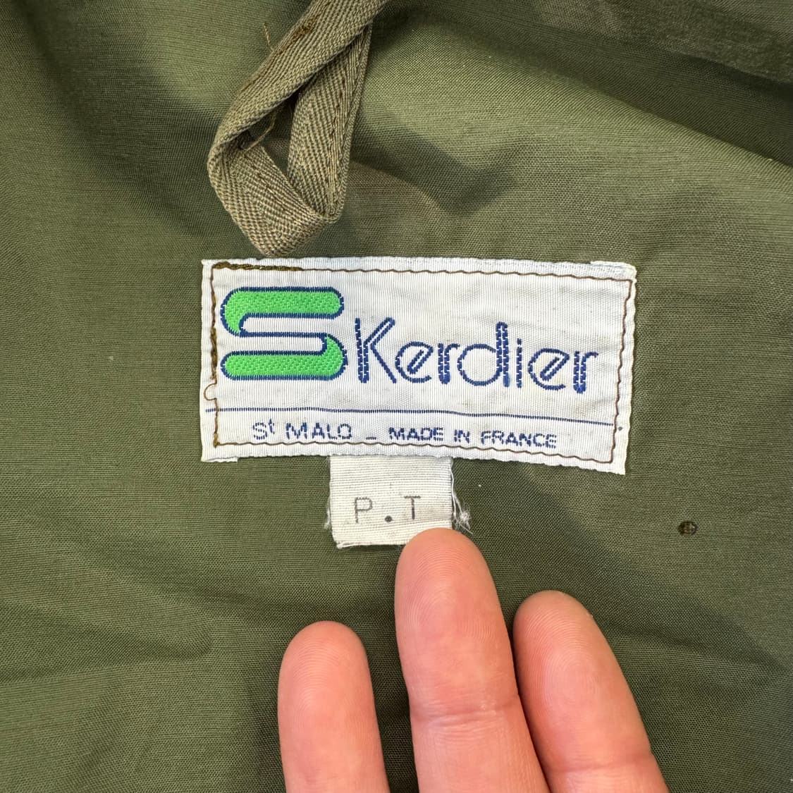 빈티지 프랑스군 카모 고어텍스 자켓 made in France (XL) 상품이미지7