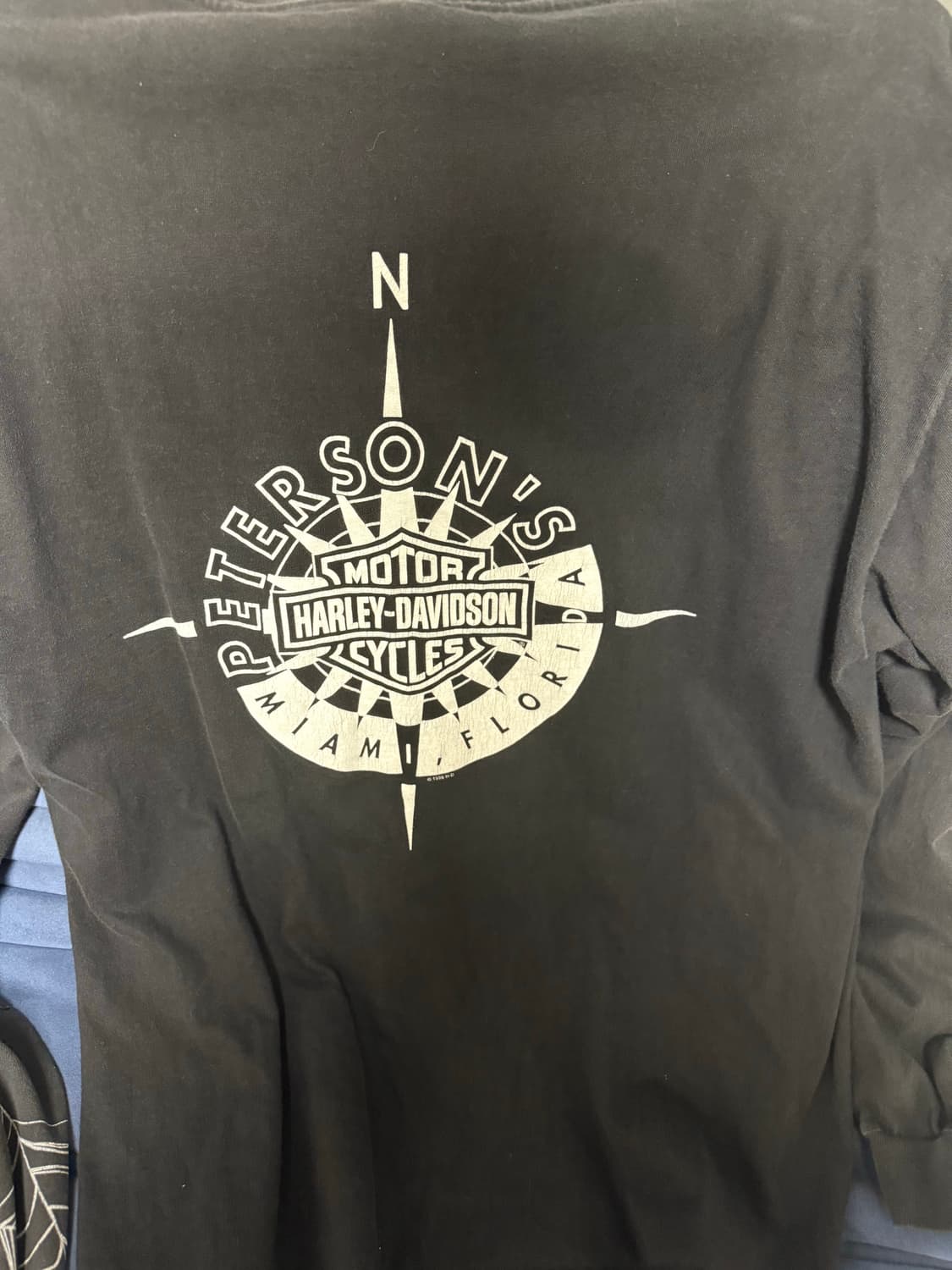 할리데이비슨 레드 플레임 롱슬리브 상품이미지2