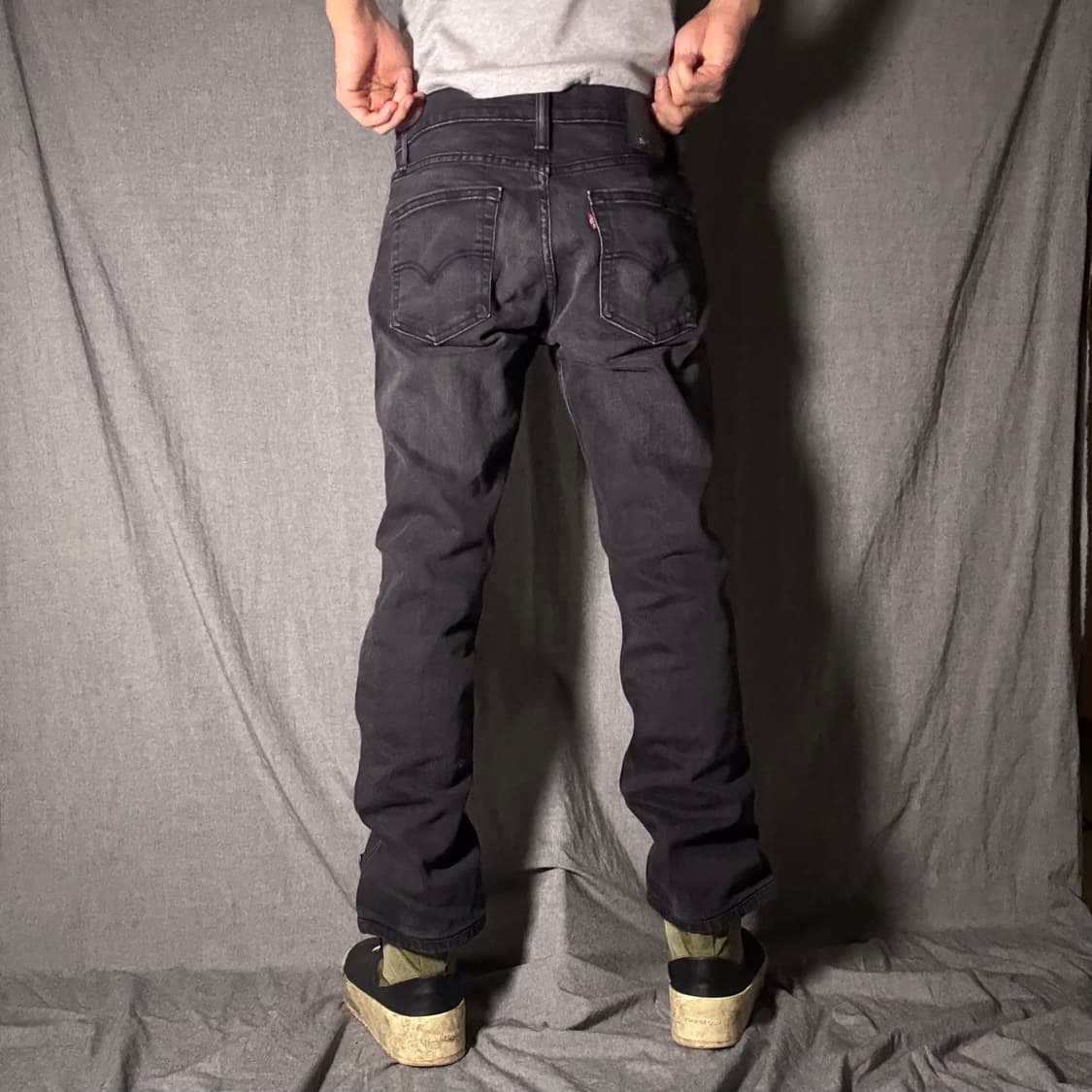 리바이스 511 블랙 데님 팬츠 슬림핏 상품이미지2