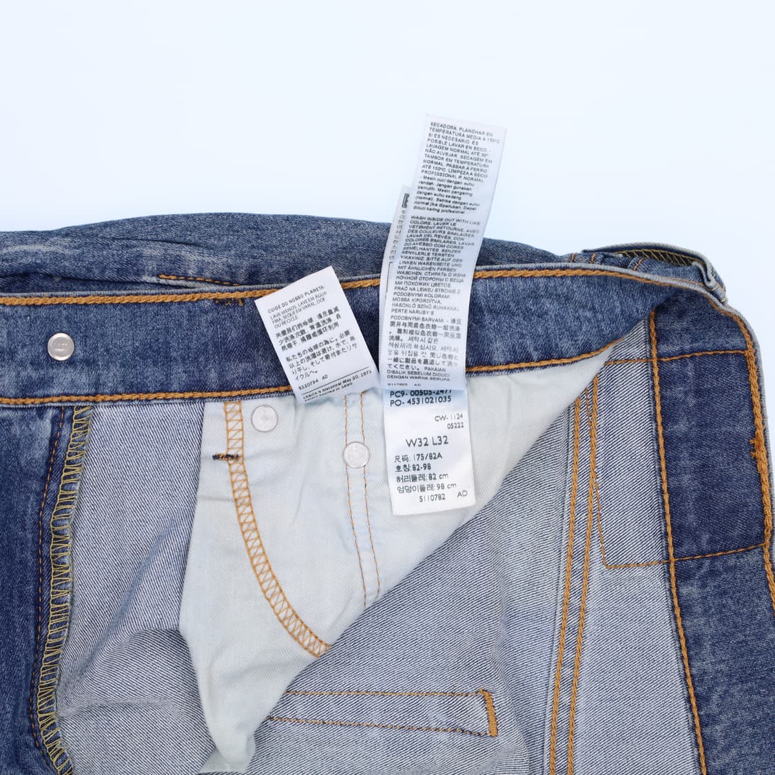 [32] 리바이스 505 중청 데님 팬츠 청바지 N6995 상품이미지8