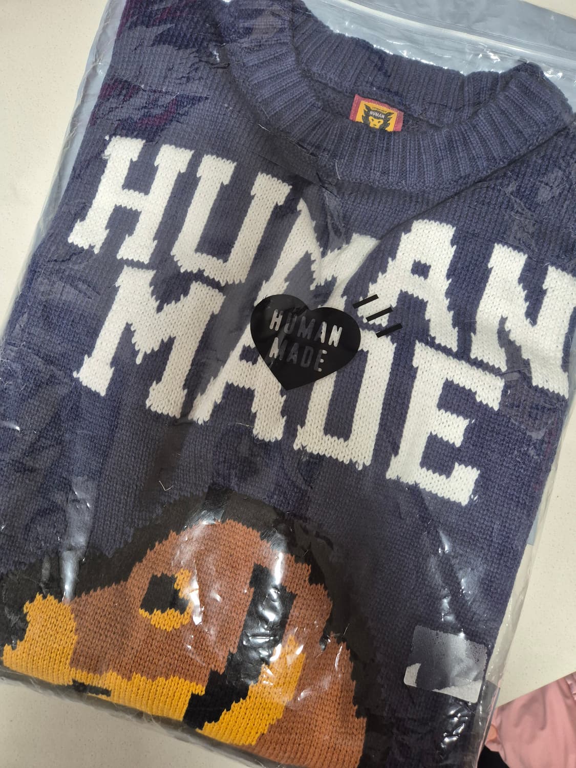 휴먼메이드 닥스훈트 니트 L (새상품) 상품이미지1