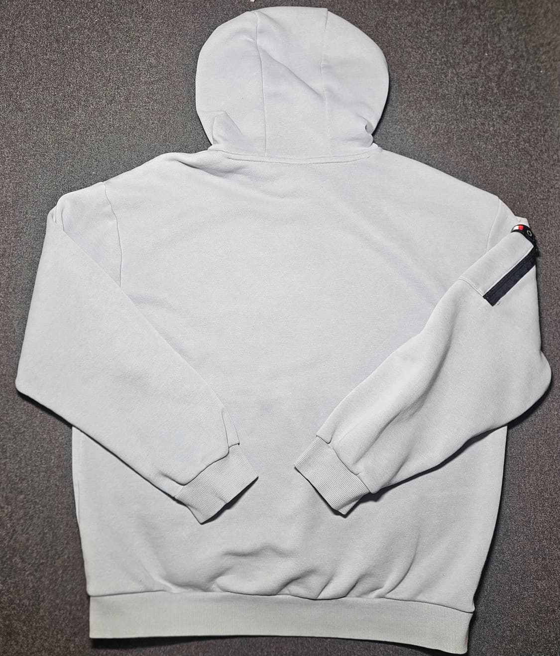 아이더 기모 후드티 105 하늘색 상품이미지4