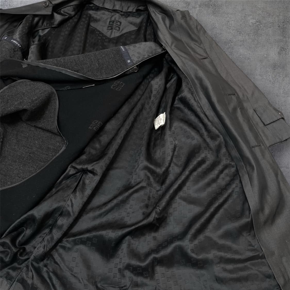 지방시 Givenchy 차콜 내피탈부착 트렌치 맥코트 100 상품이미지6