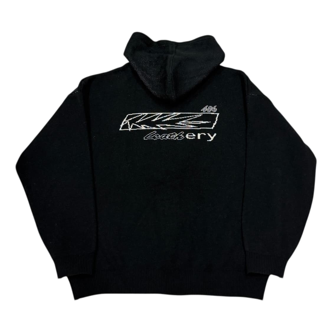 레더리 인사이드 더 클로젯 고양이 캣 니트 후드집업 블랙 L 상품이미지3