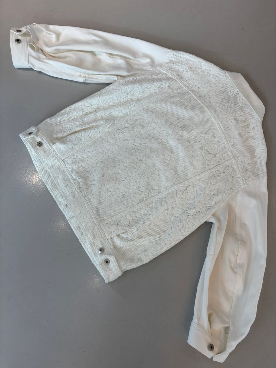 SNIDEL Lace Trucker Jacket 상품이미지6