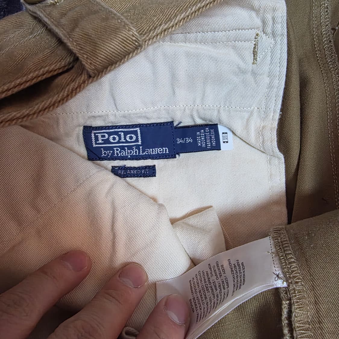 폴로 구르카팬츠 브라운 34/34 상품이미지3