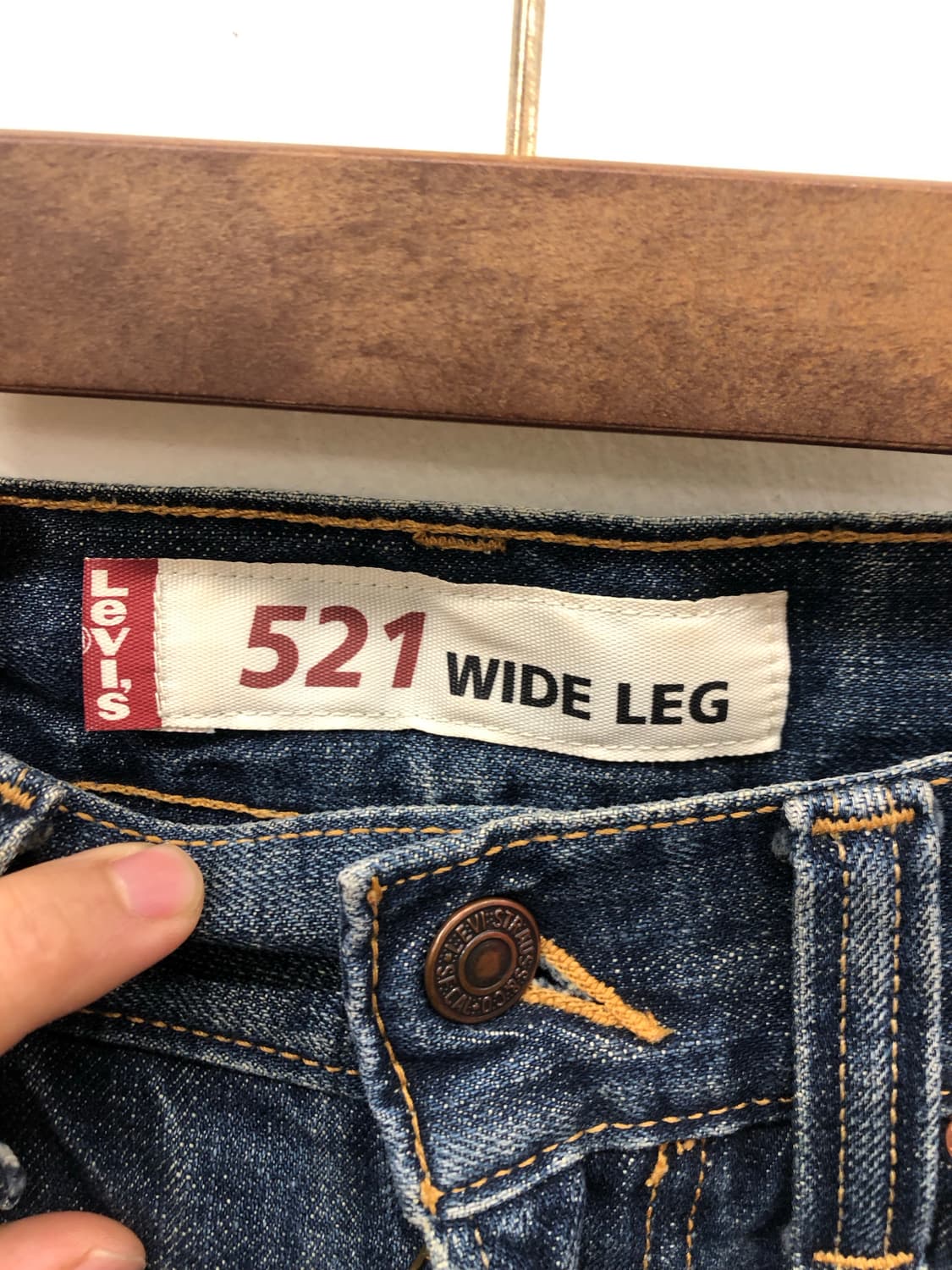 521 와이드 핏 데님 팬츠  상품이미지3
