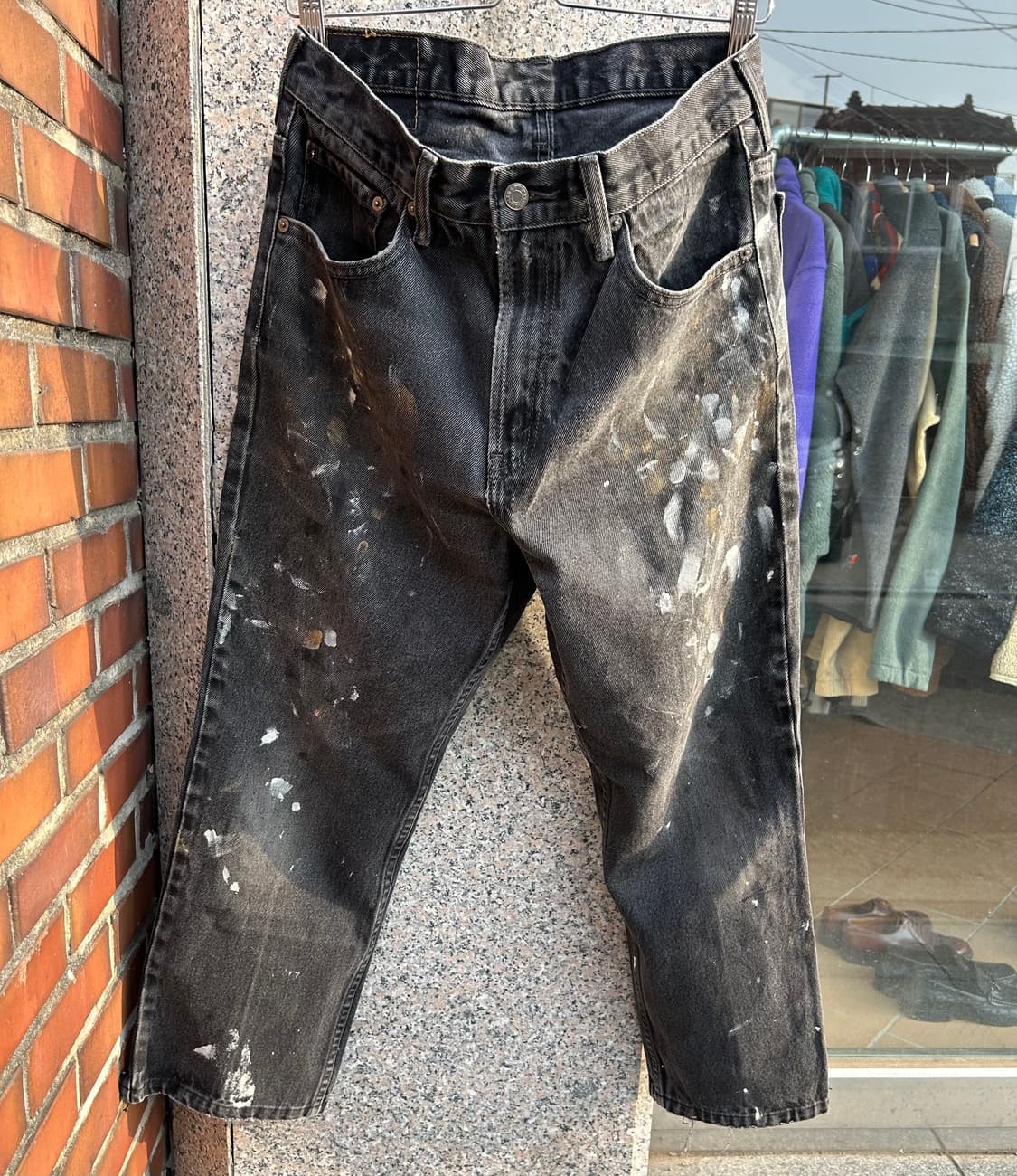 리바이스516 블랙 34(33) 상품이미지1