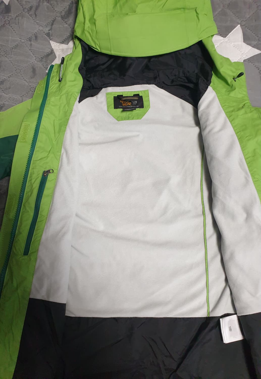 마운틴하드웨어 DRY Q 후드 바람막이 그린애플 (XS) 상품이미지5