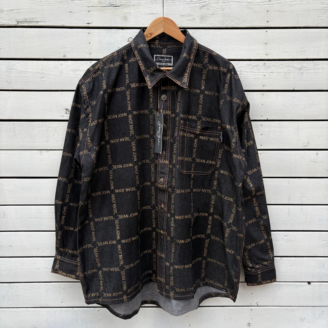 Sean John 션존 데님 셔츠 상품이미지1