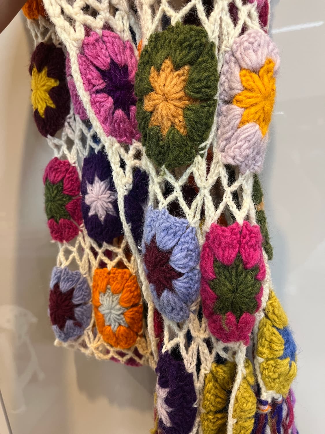 빈티지 크로셰 뜨개 머플러 상품이미지3