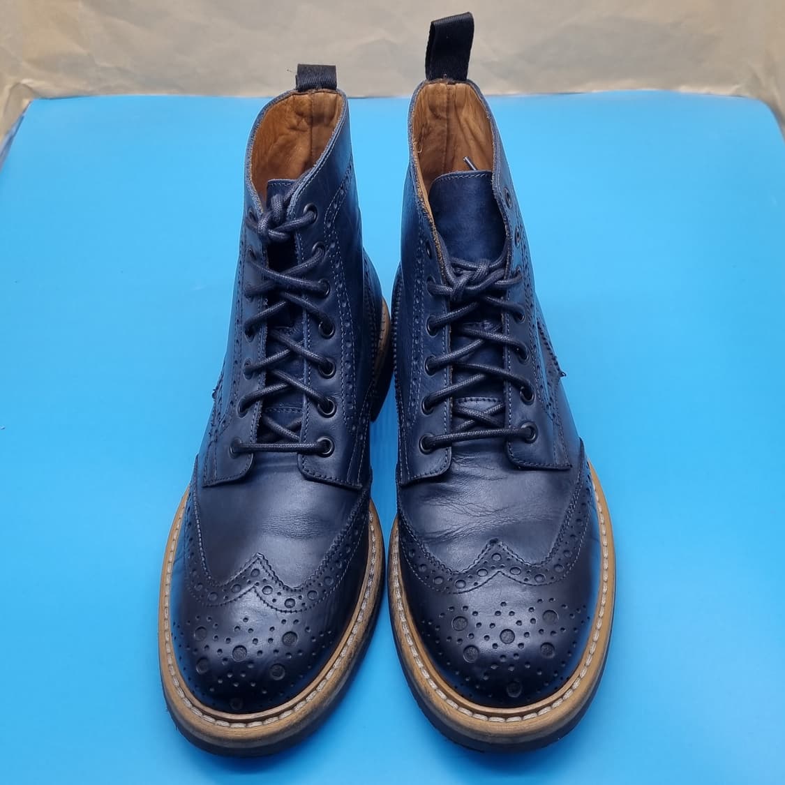 장까를로모렐리 가죽부츠 실사이즈255 상품이미지2