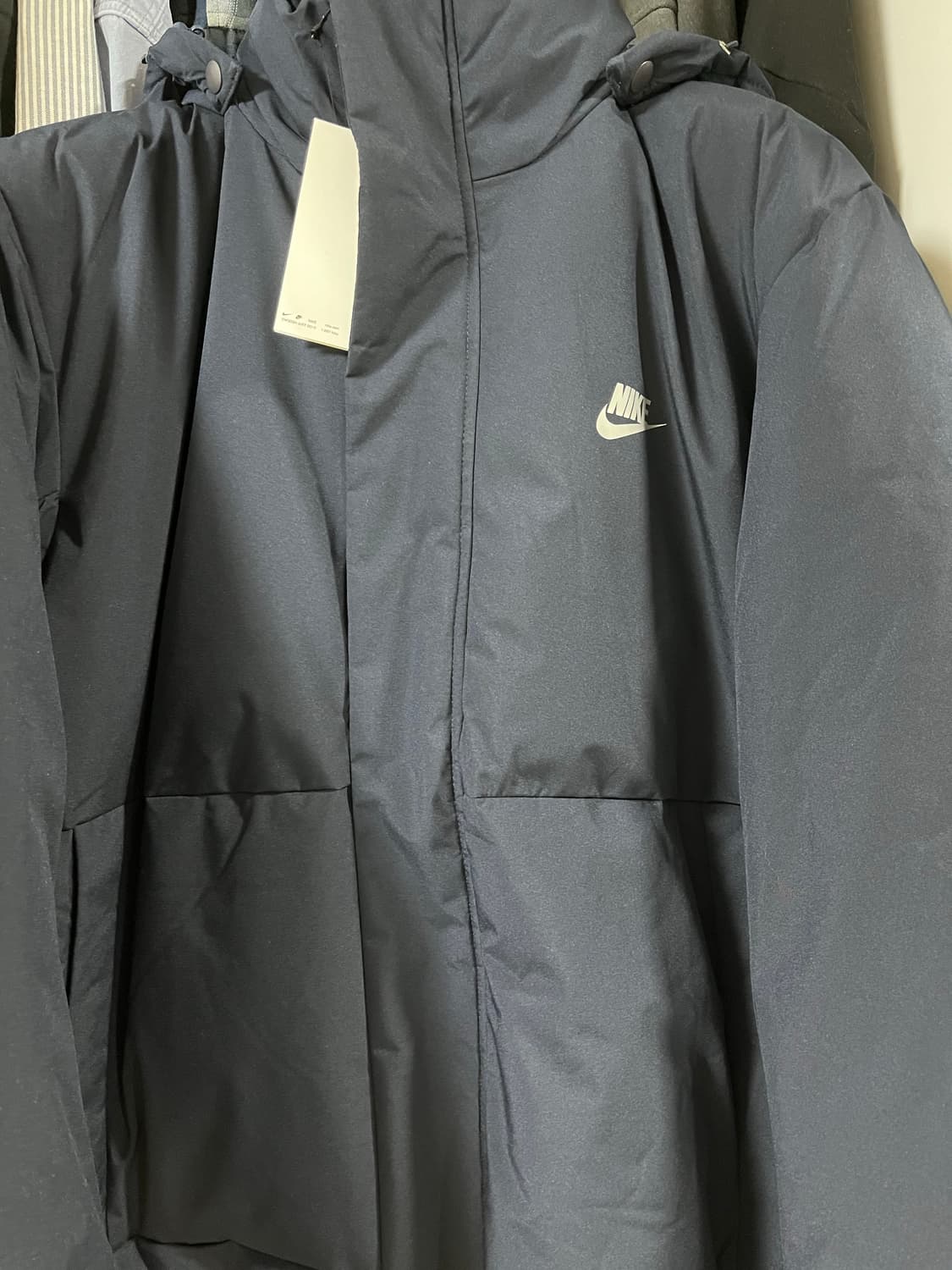 나이키 후드 네이비 패딩 2XL 상품이미지1