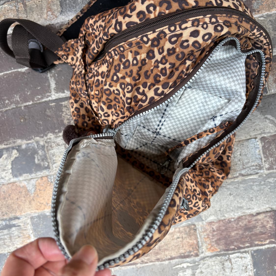 Kipling 키플링 레오파드 호피 백팩 상품이미지6