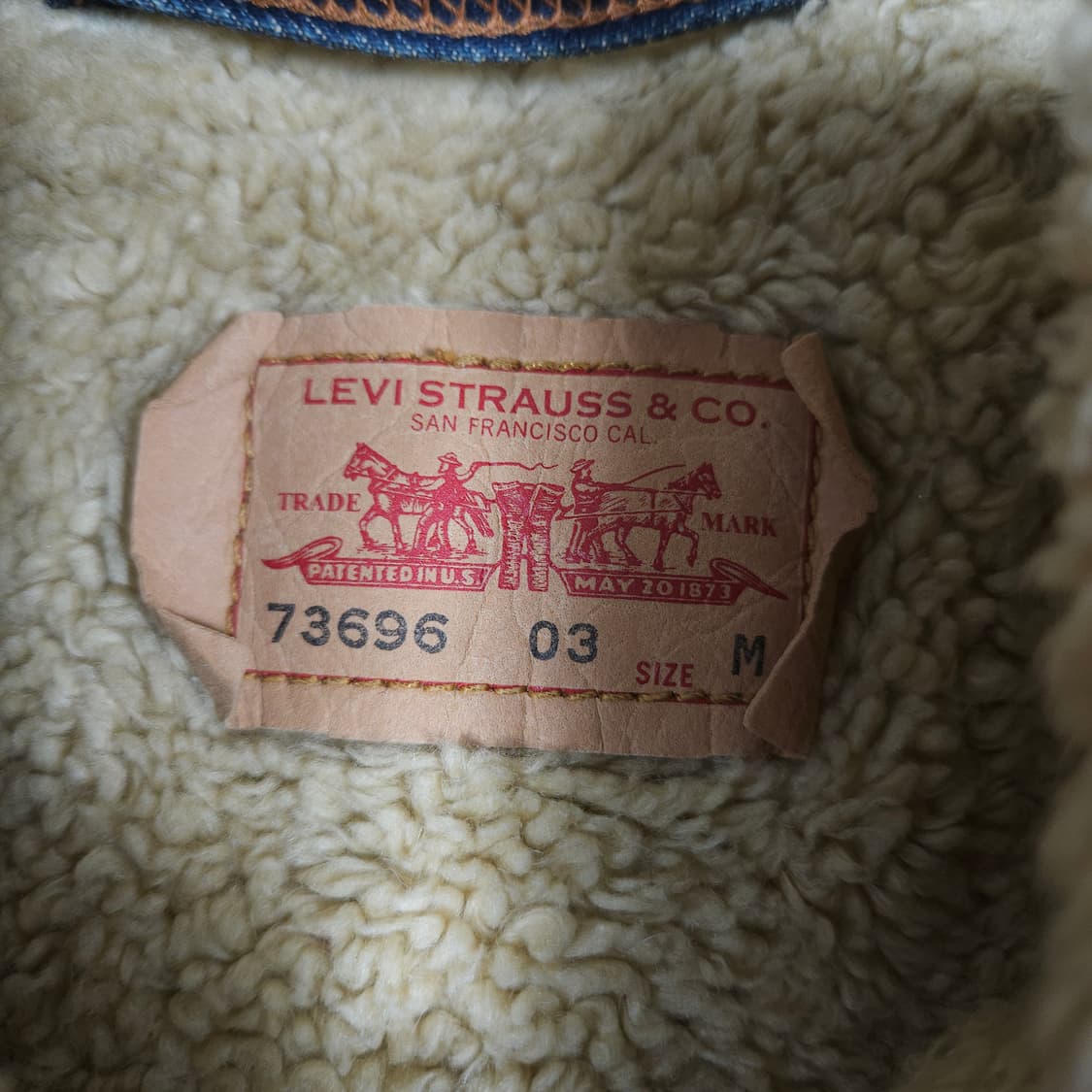 리바이스 쉐르파 데님 트러커 자켓 상품이미지6