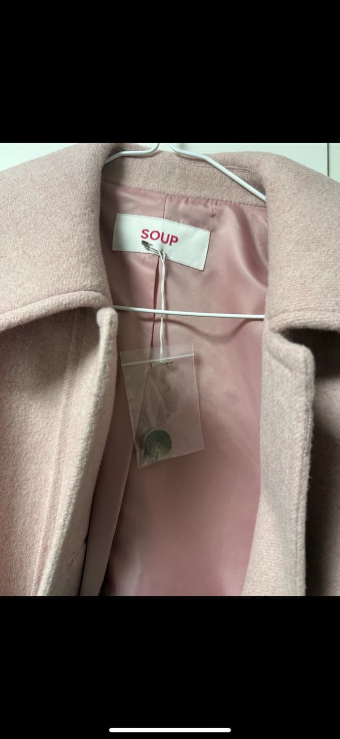Soup 숏 코트 핑크 ( 새상품) 상품이미지3