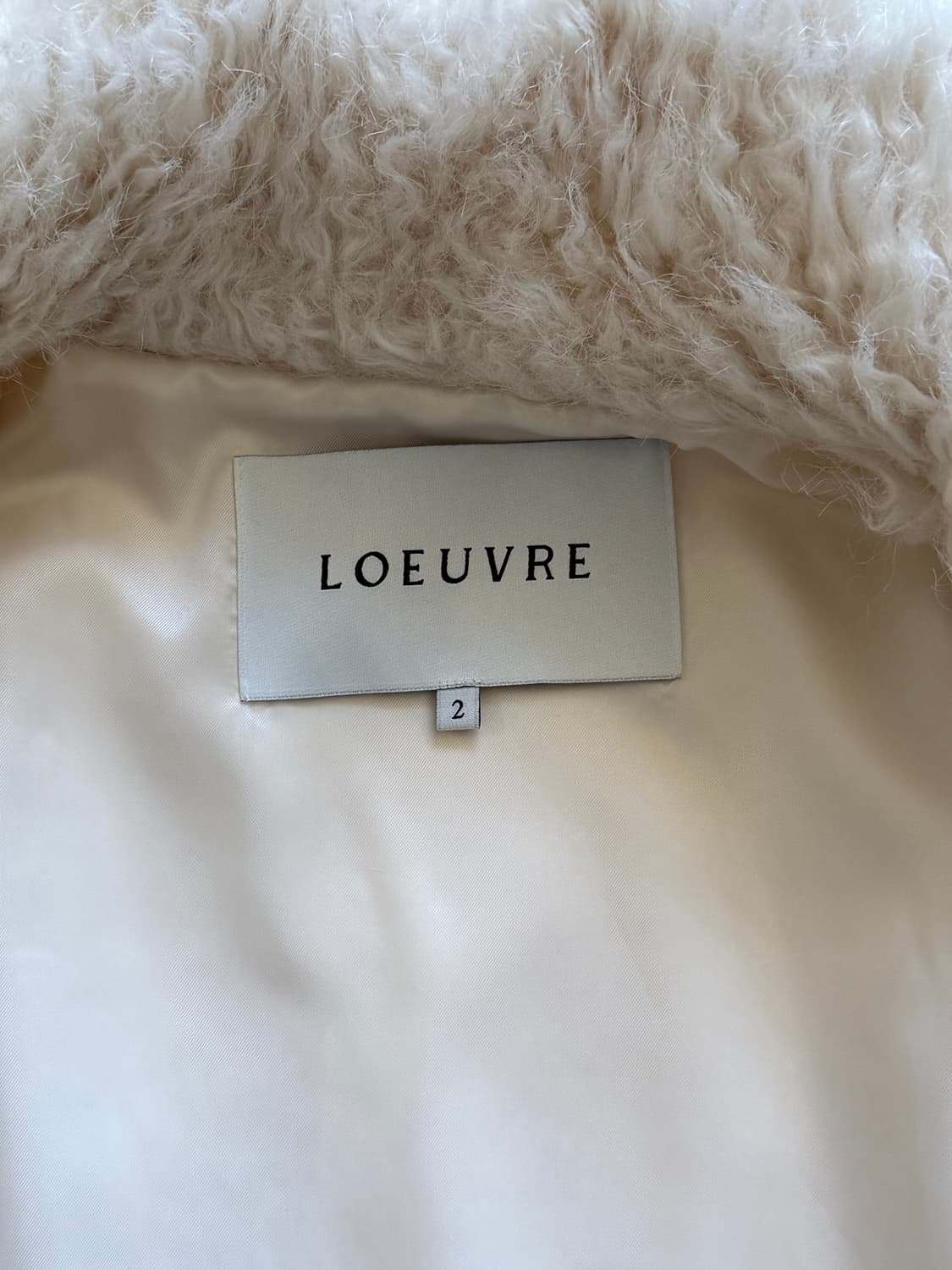 [루에브르] 폭스퍼 하이넥 숏자켓 (사이즈 2) 상품이미지8