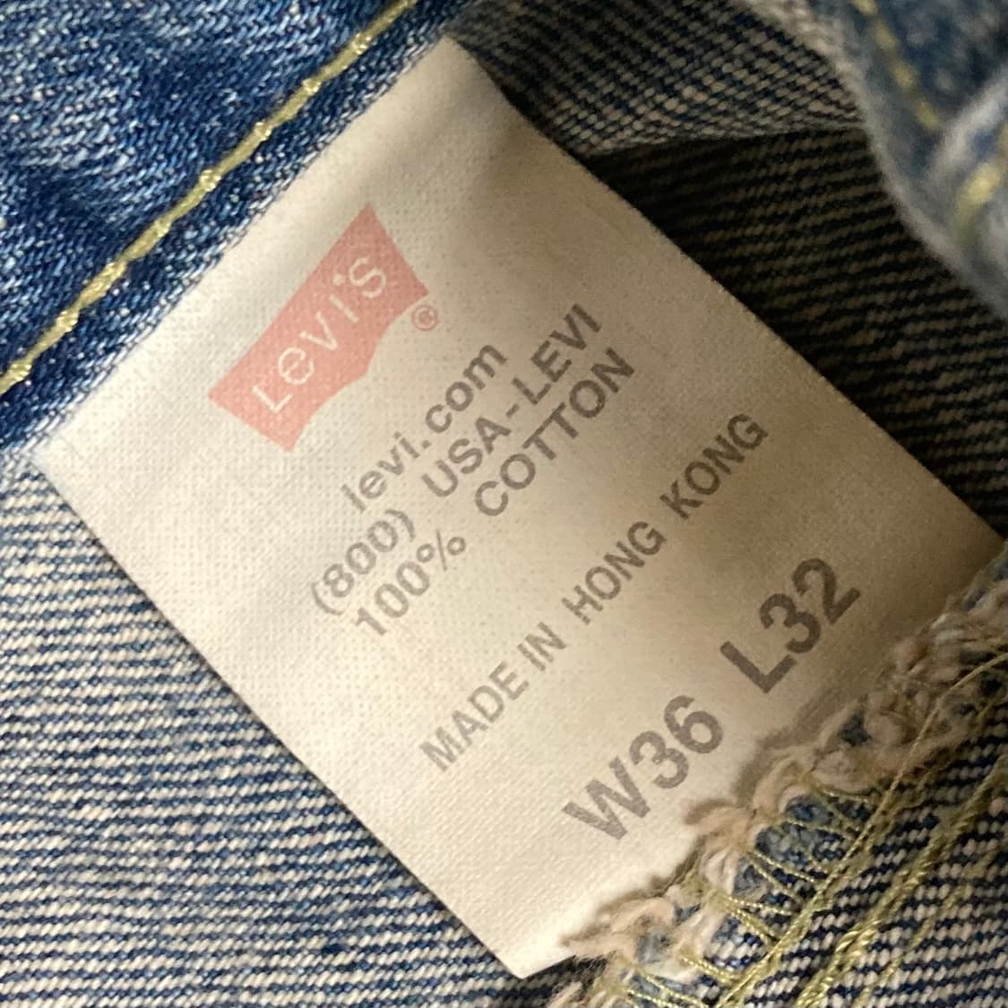 리바이스 데님팬츠 W36 L32 상품이미지5