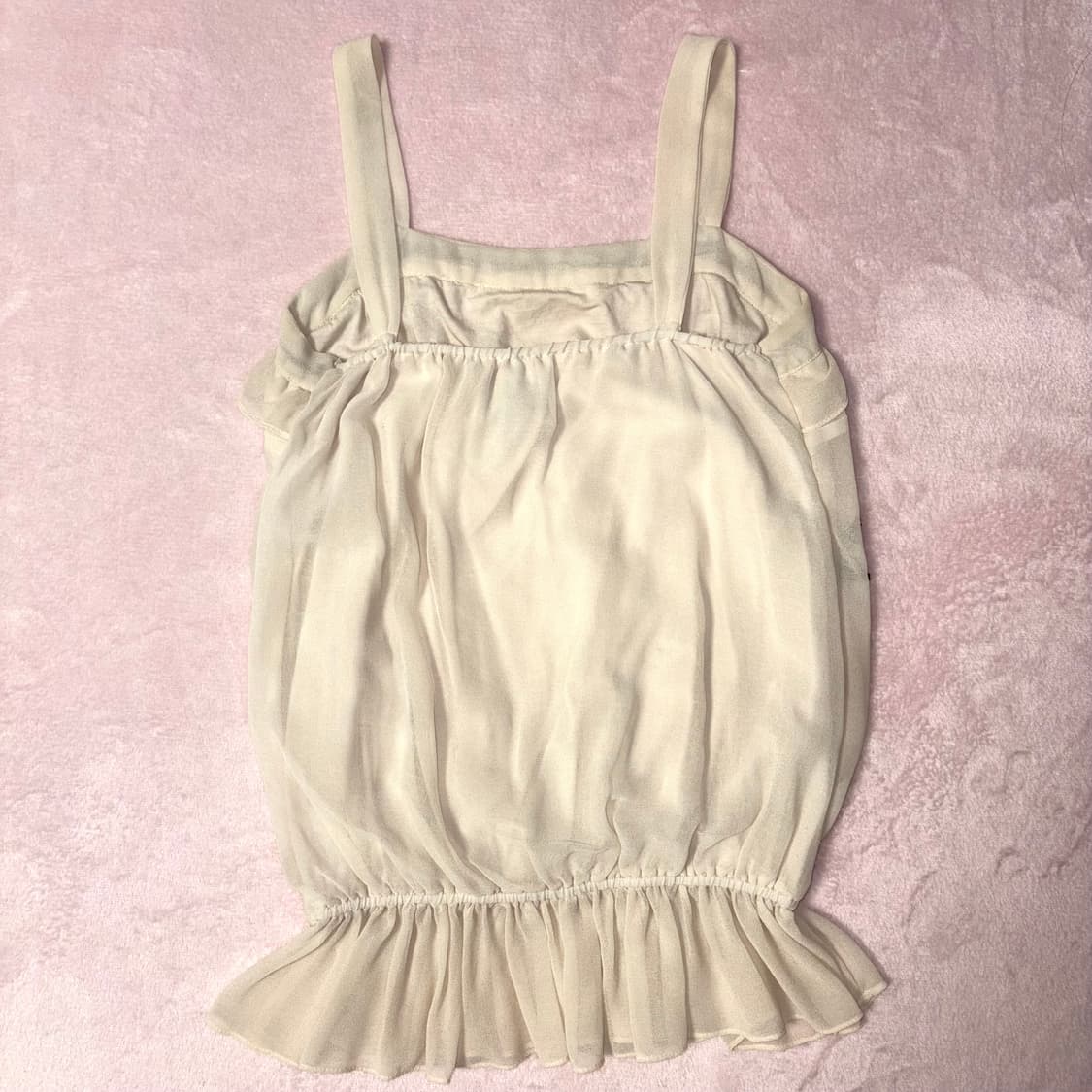 별 스팽글 프릴 나시 상품이미지6