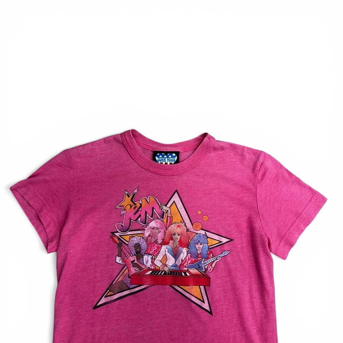 Pink Punk Graphic Crop Top 상품이미지4