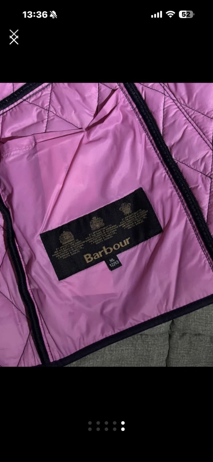 지금 입기 좋음!) 바버 리더스데일 자켓 키즈 XL (성인여성 가능) 상품이미지5