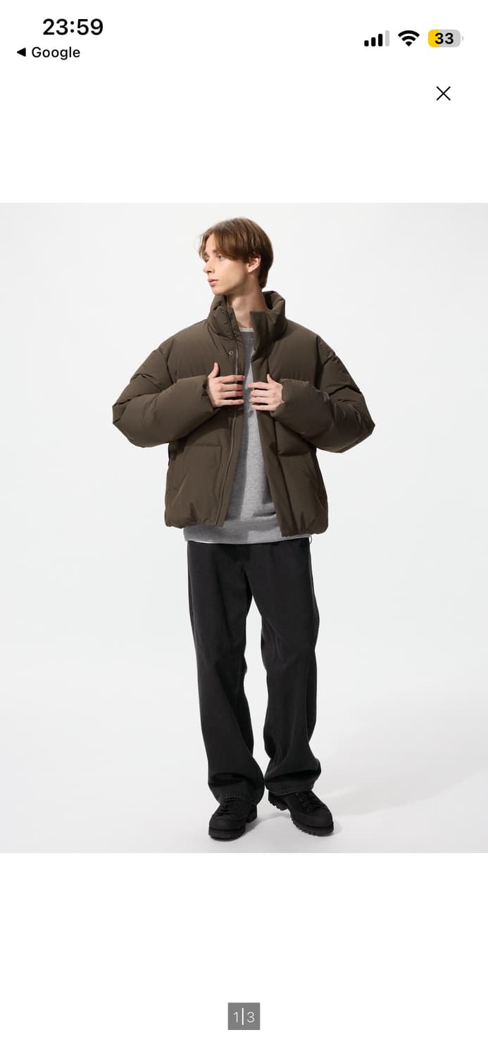 와이드스트레이트진 다크그레이 상품이미지1