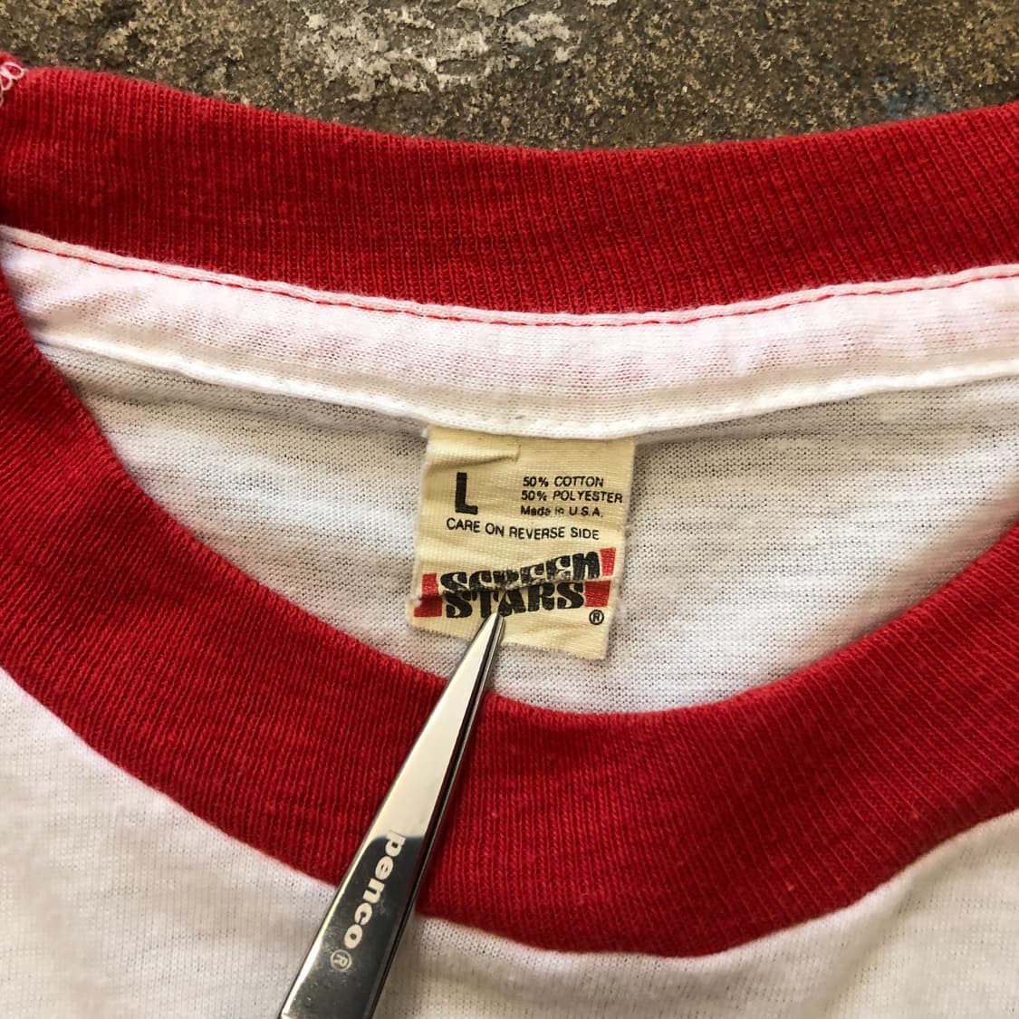 70s~90s Ringer T-shirt-L 상품이미지3