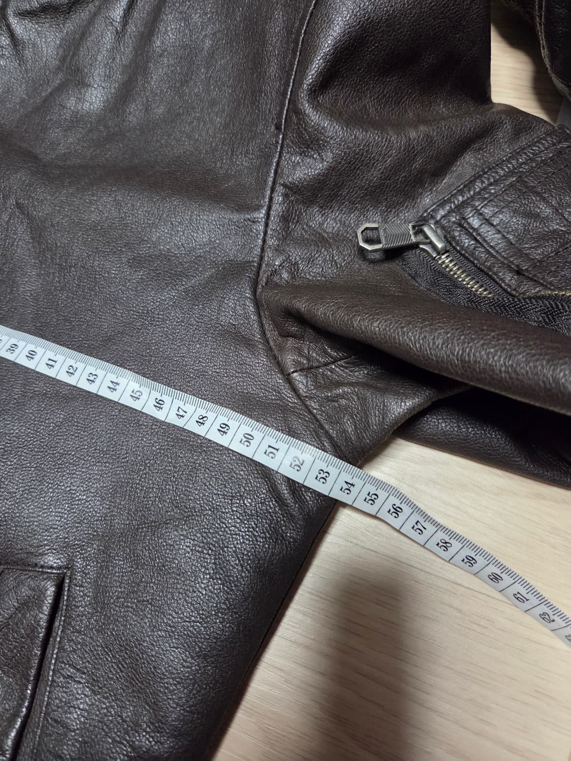 PEN FIELD 염소가죽 레더자켓 봄버 라이더 바이크 고트  가죽자켓  상품이미지7