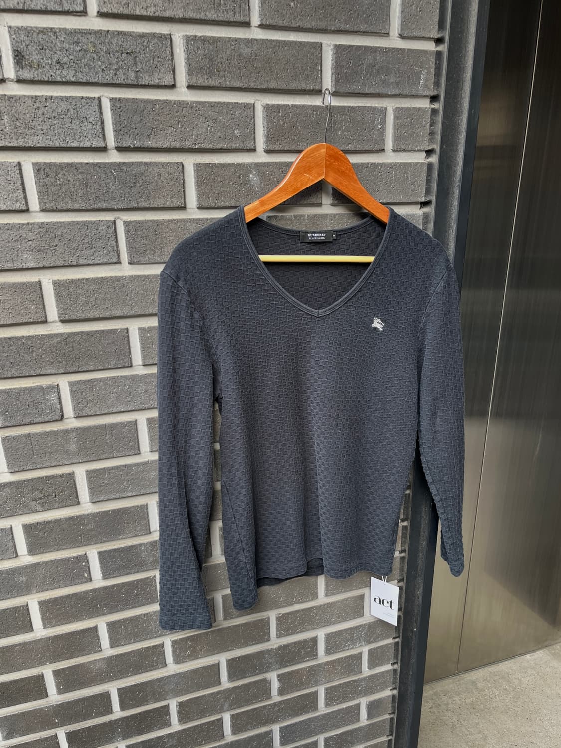 Burberry 버버리 로고 롱슬리브 블랙 상품이미지6