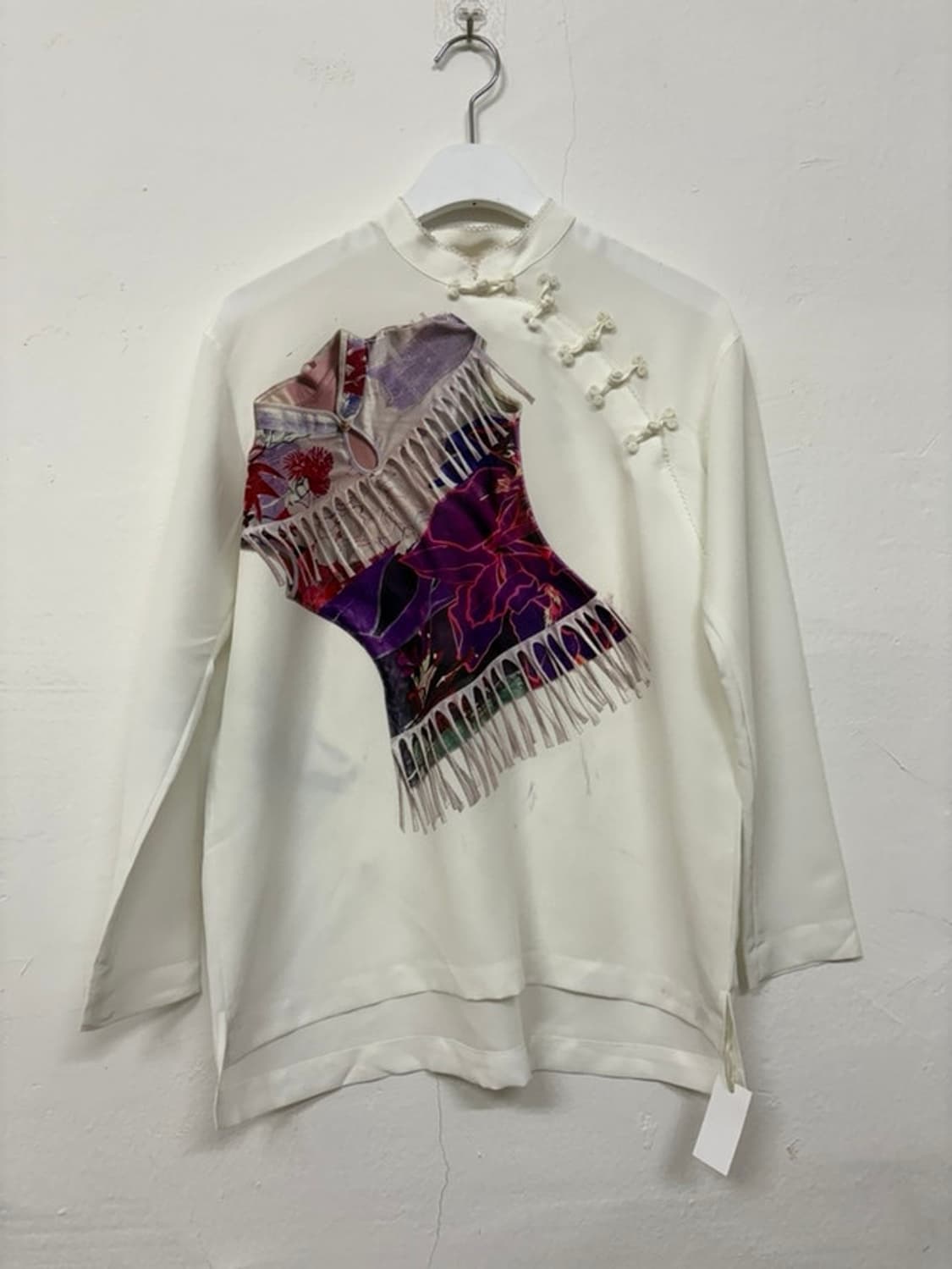 치파오 프린팅 롱슬리브  상품이미지1