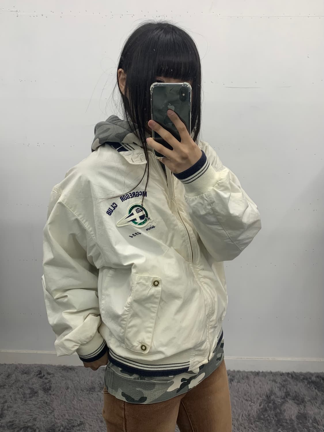 Mcgregor 아이보리 봄버 상품이미지1