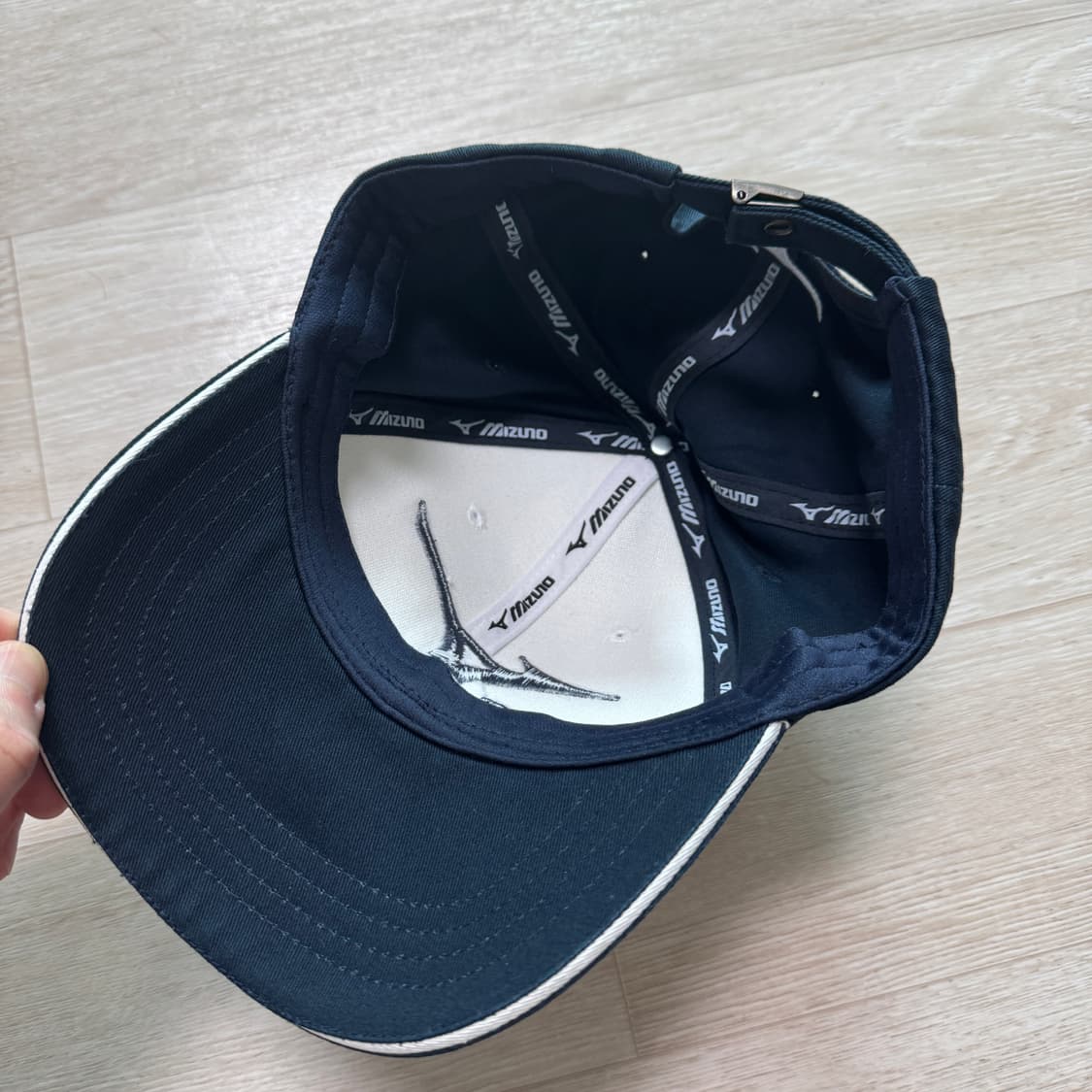 미즈노 빈티지 배색 볼캡 상품이미지3