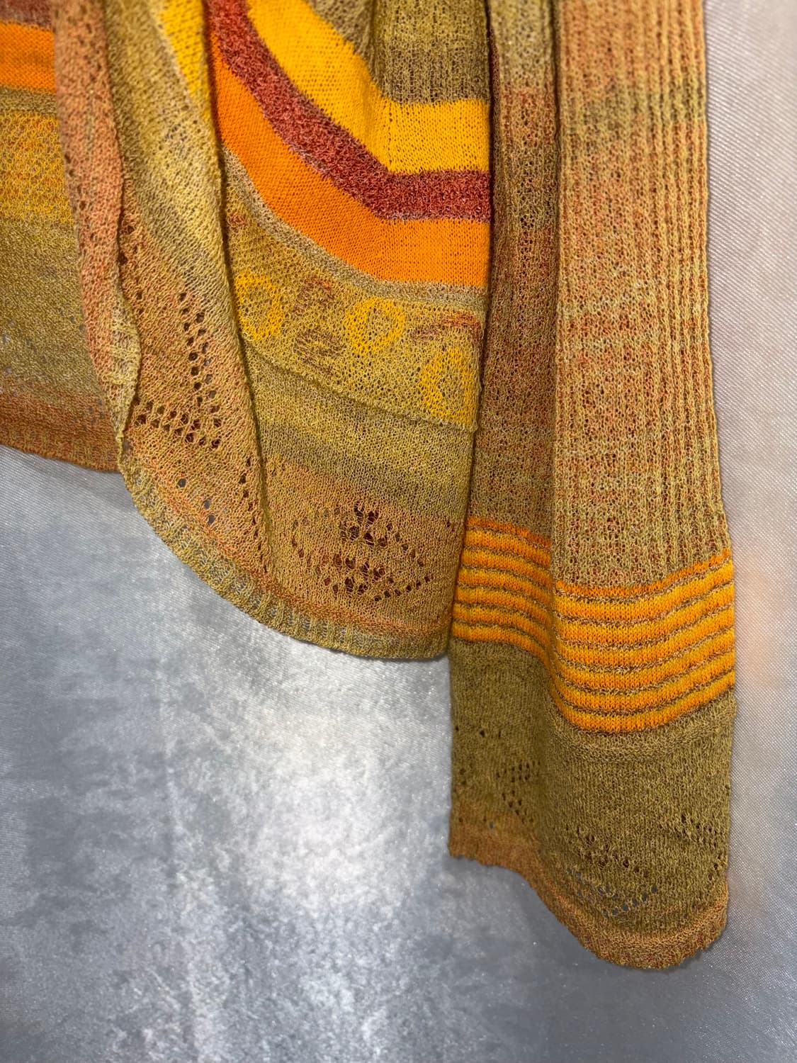 옐로우 오픈 가디건 상품이미지4