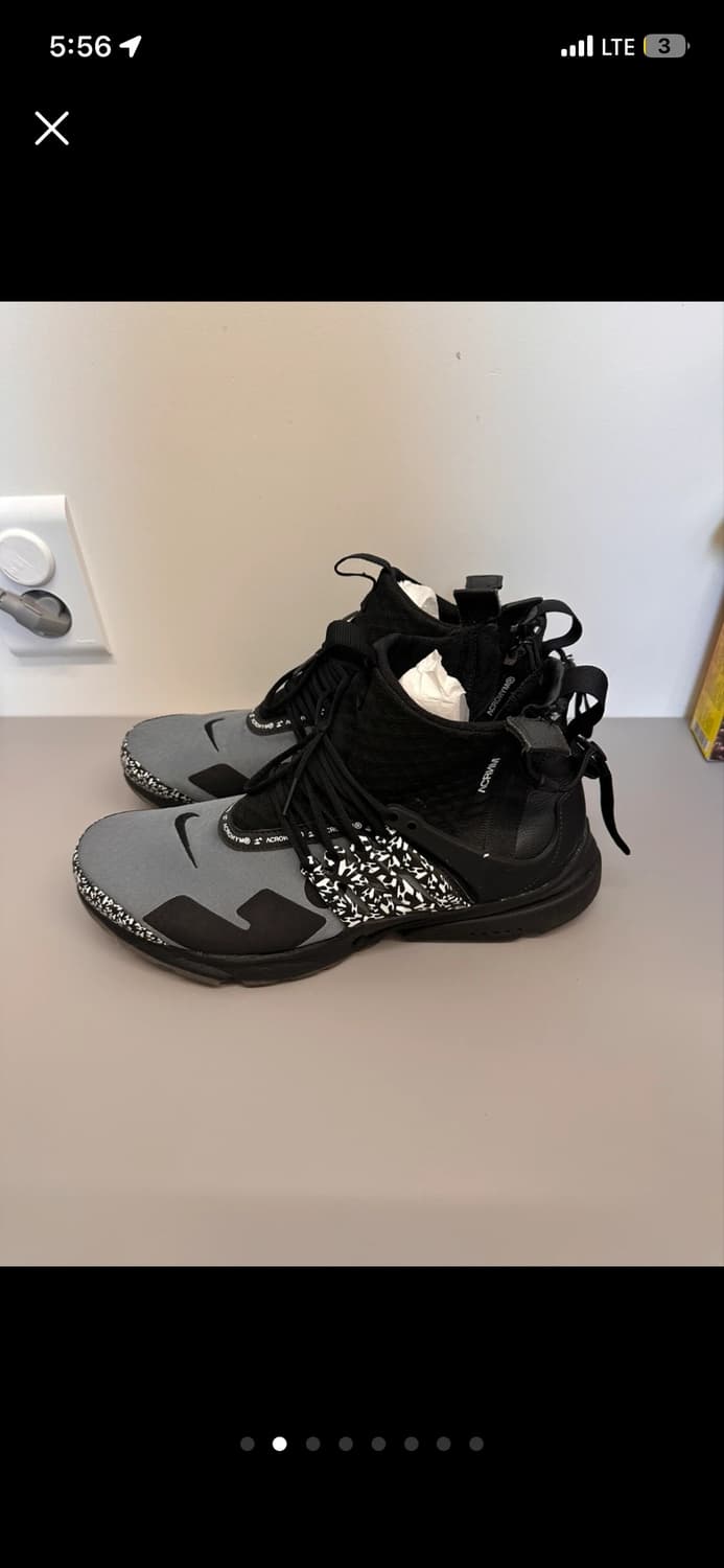 나이키 에어 프레스토 미드 x 아크로님 (Nike Air Presto   상품이미지2