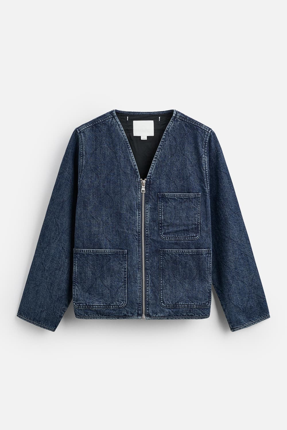 자라 데님 퀄팅 자켓 상품이미지1