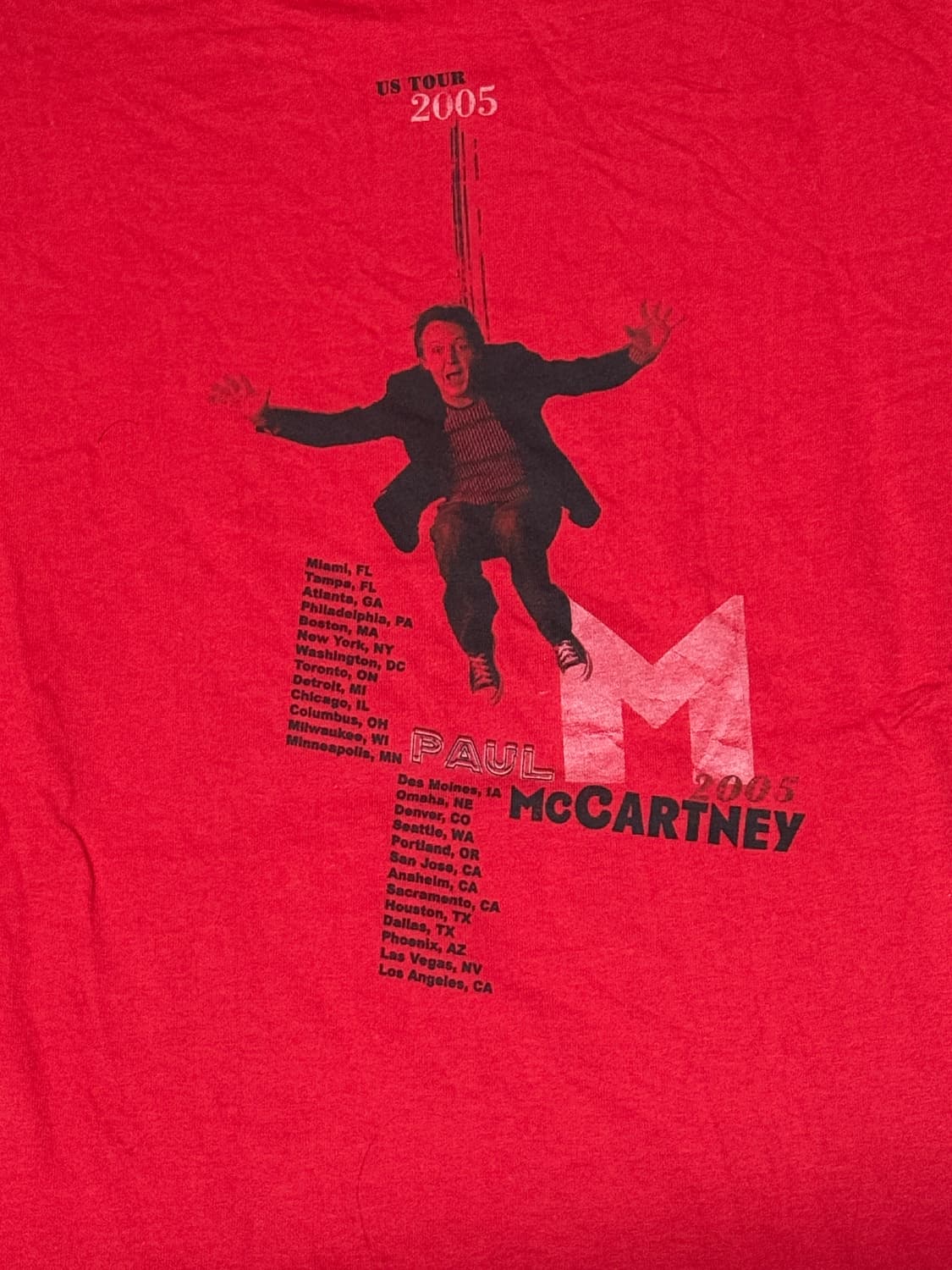 McCartney 00s 투어 자이언트 티셔츠 상품이미지6