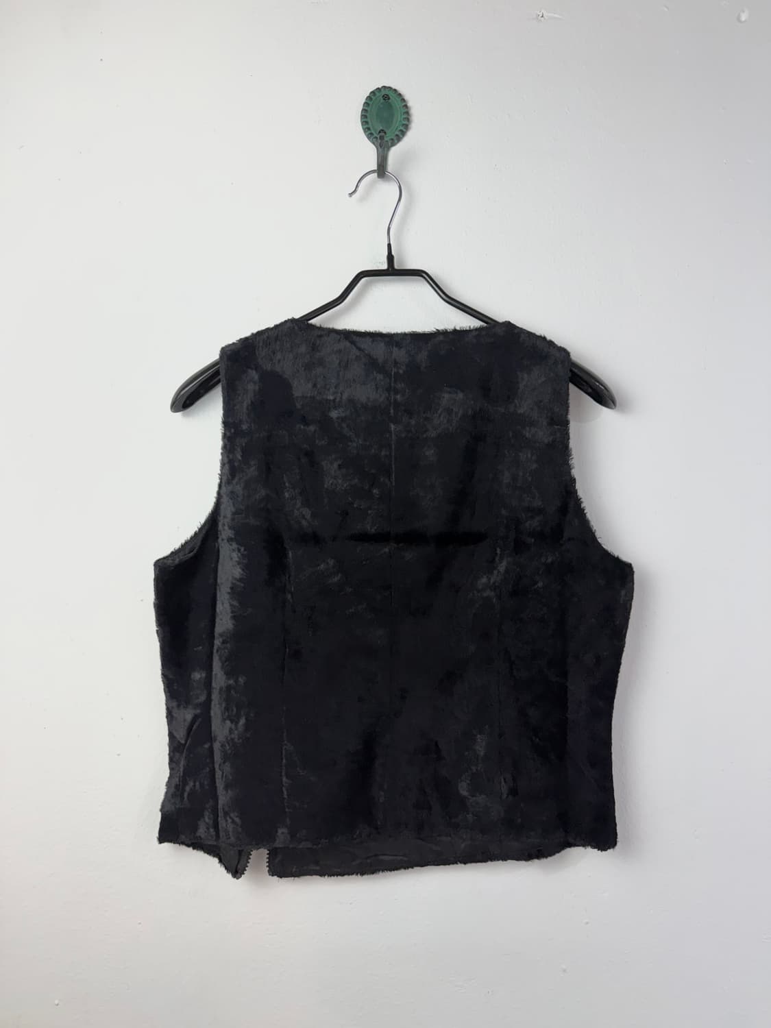 이태리 메이드 레이온 벨벳 퍼 베스트 상품이미지4